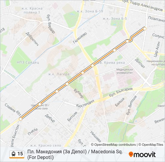 15 Light Rail Line Map