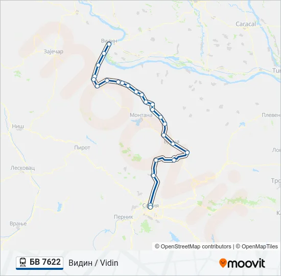 БВ 7622  Line Map
