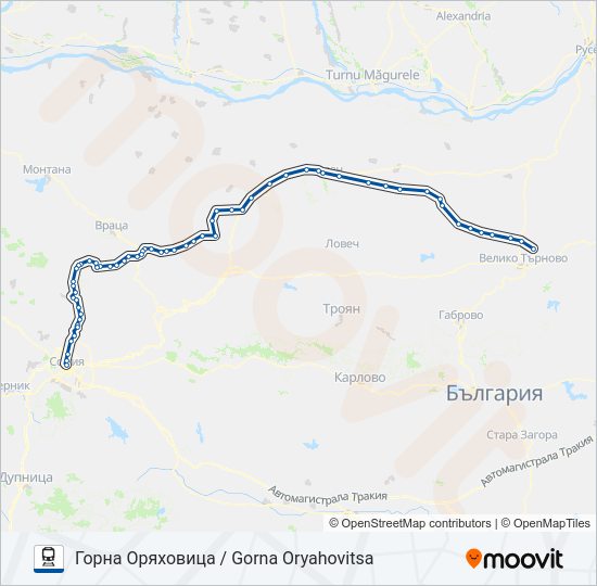 ПВ 20171  Карта на Линията