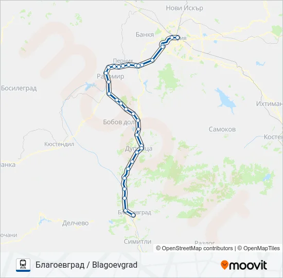  ПВ 50111: карта маршрута