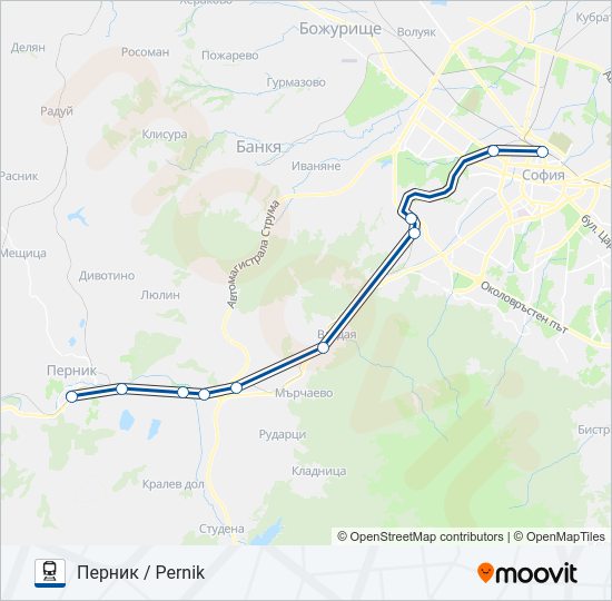 КПВ 50201  Карта на Линията