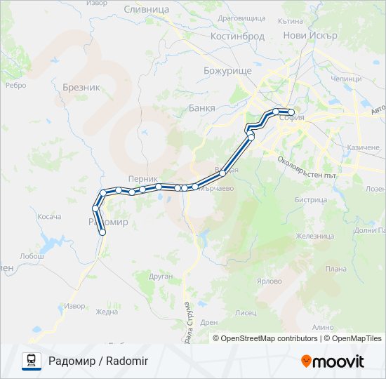 КПВ 50211  Line Map