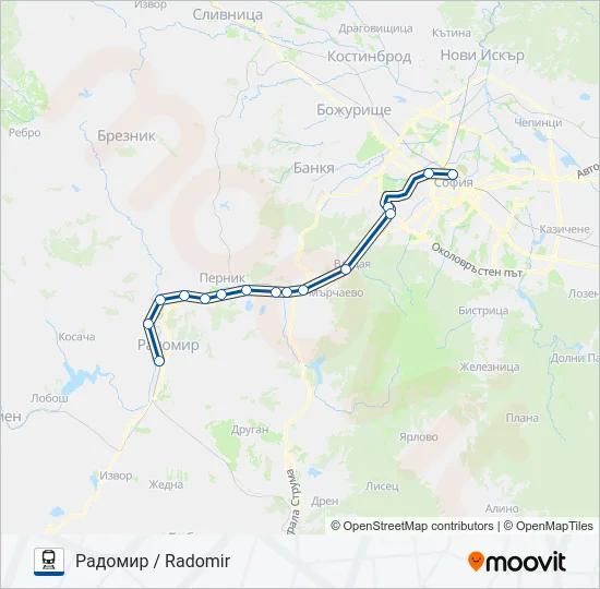 КПВ 50211  Line Map