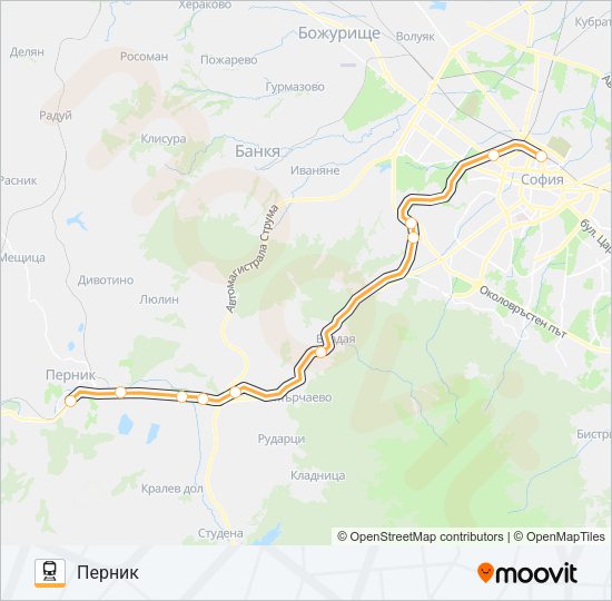 КПВ 50275 Train Line Map