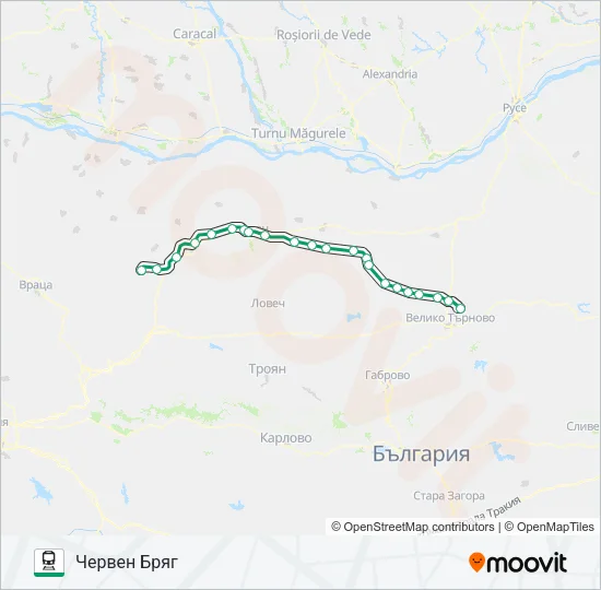 ПВ 20140 Train Line Map