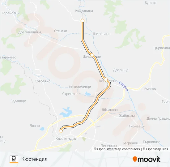 КПВ 60271 Train Line Map