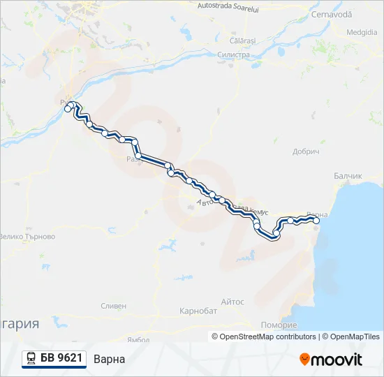 БВ 9621  Line Map