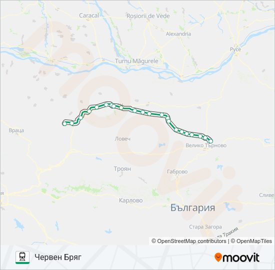 ПВ 20140 Train Line Map