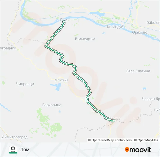ПВ 70170  Line Map