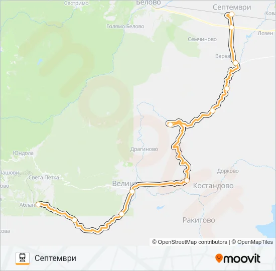 КПВ 16220  Line Map