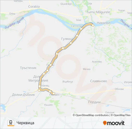 КПВ 23208  Line Map