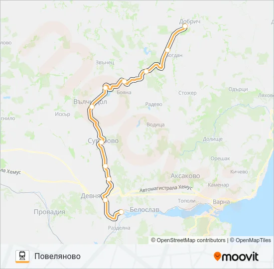 КПВ 28201  Line Map
