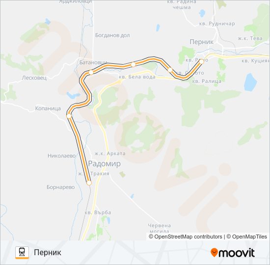 КПВ 50212  Line Map