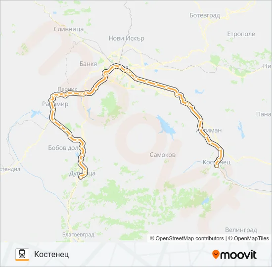 КПВ 50230  Line Map