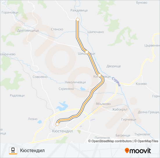 КПВ 60271 Train Line Map