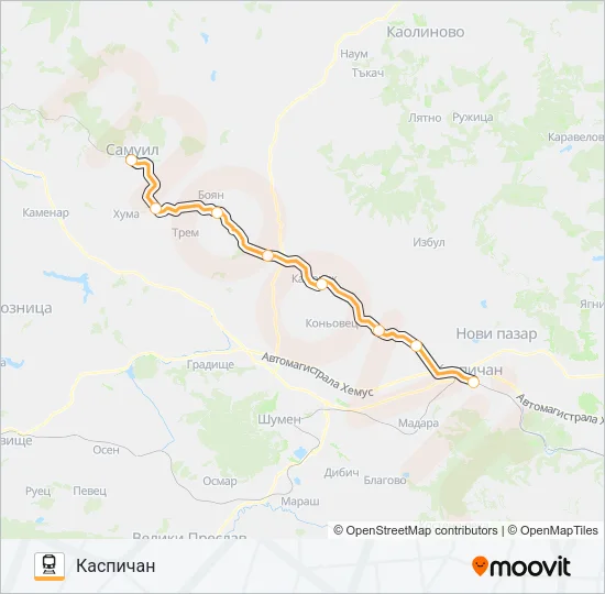 КПВ 90201  Line Map