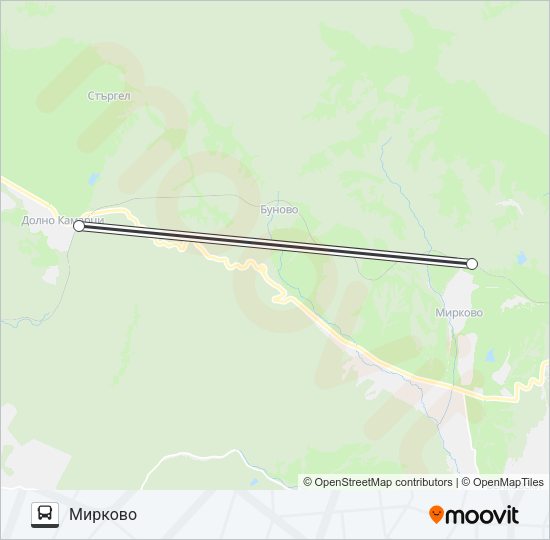 АВТ 36931 Bus Line Map