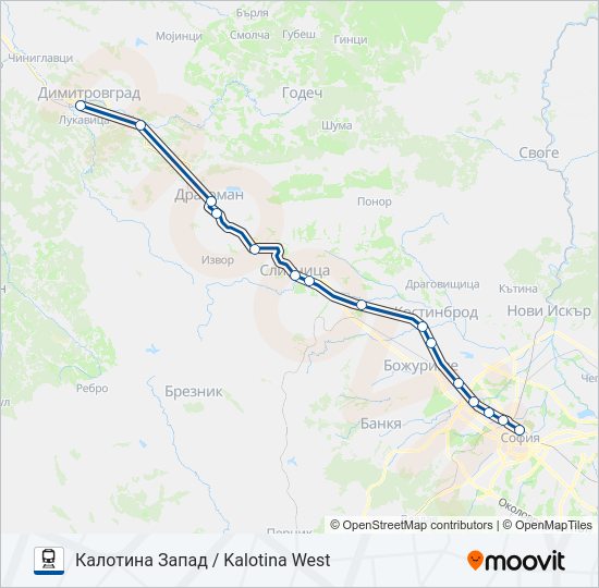 МБВ 7990  Line Map