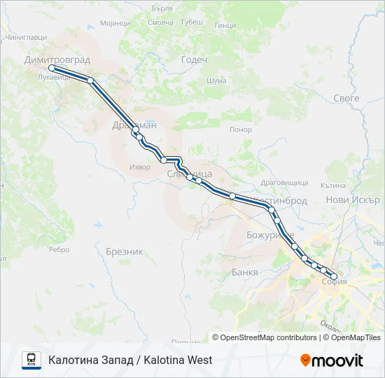 МБВ 7990  Line Map