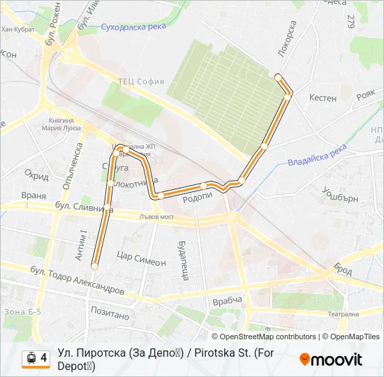 4 Light Rail Line Map