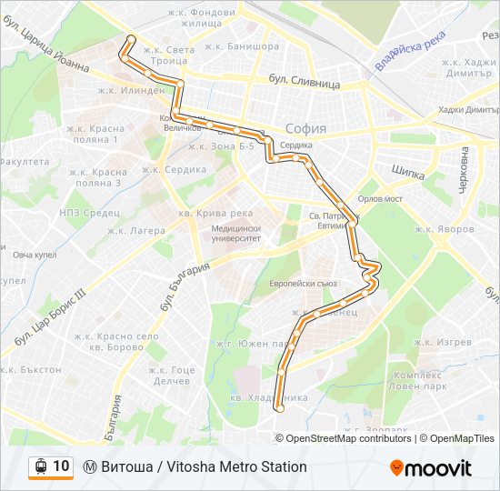 10 Light Rail Line Map