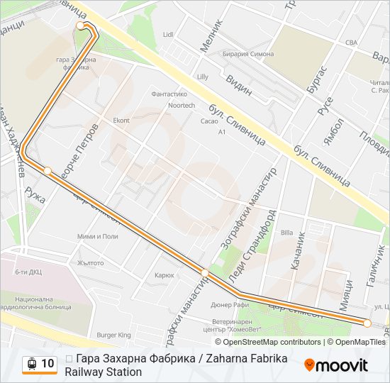 10 Light Rail Line Map
