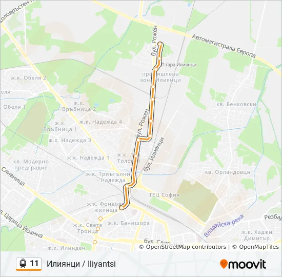 11 Light Rail Line Map