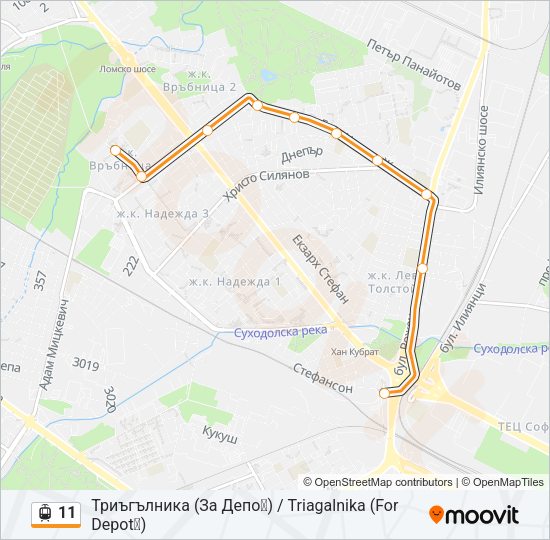 11 Light Rail Line Map