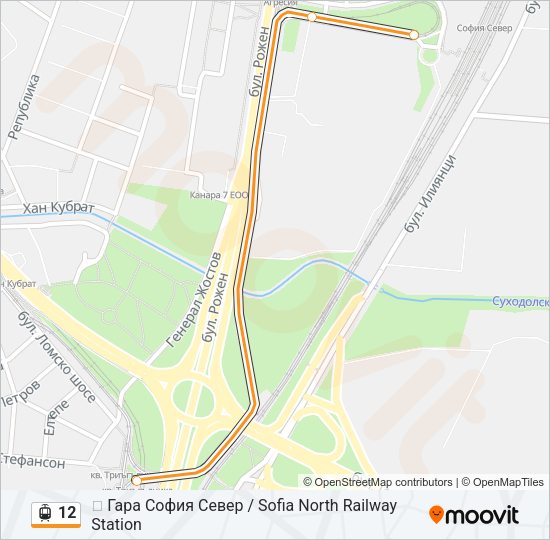 12 Light Rail Line Map
