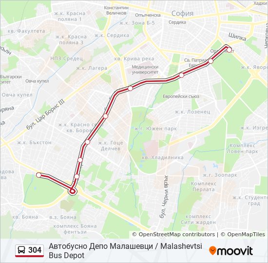 Автобус 304 маршрут остановки и расписание тюмень