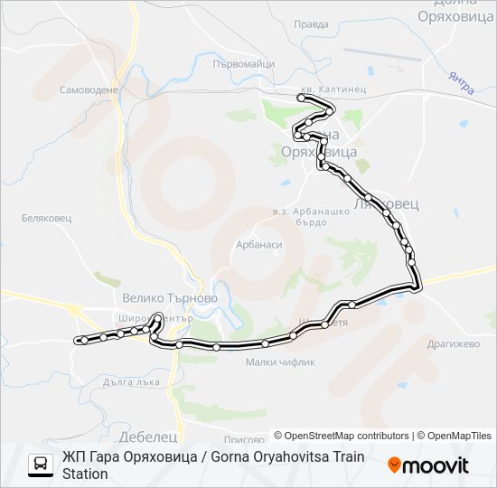 МАРШРУТКА Bus Line Map