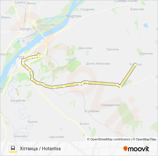 HOTANTSA Bus Line Map