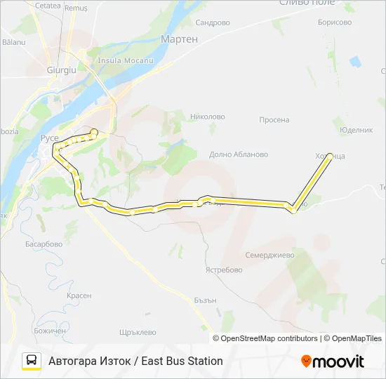 HOTANTSA Bus Line Map