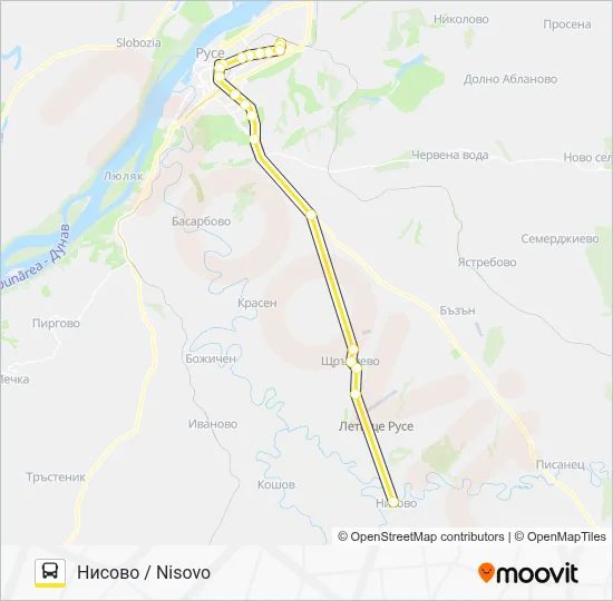 SHTRAKLEVO Bus Line Map