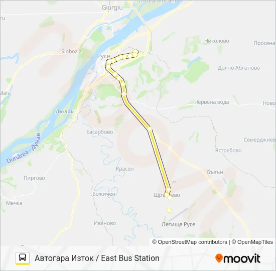 SHTRAKLEVO Bus Line Map