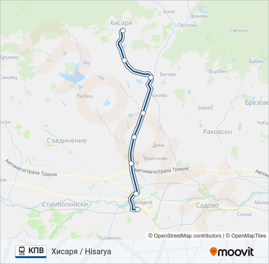 КПВ  Line Map