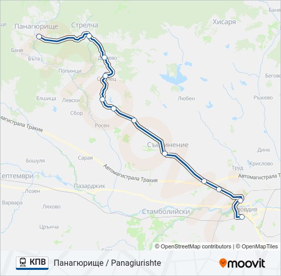 КПВ  Line Map