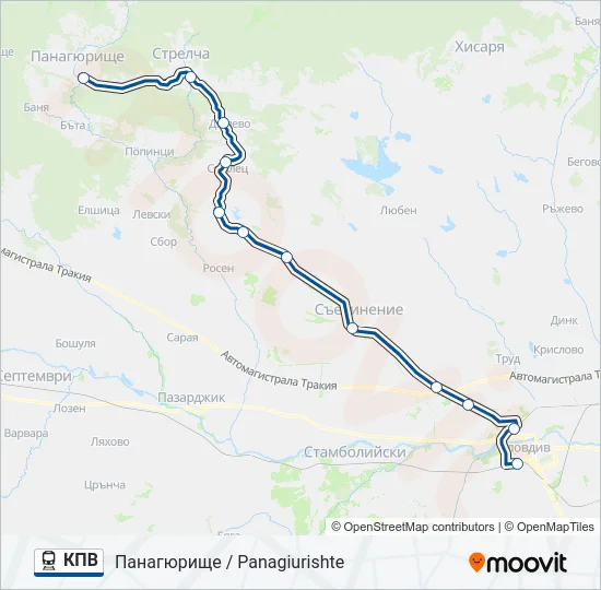 КПВ  Line Map