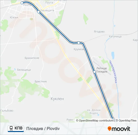 КПВ  Line Map