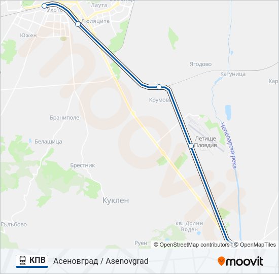 КПВ  Line Map