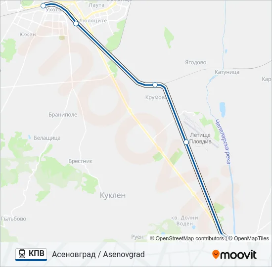 КПВ  Line Map