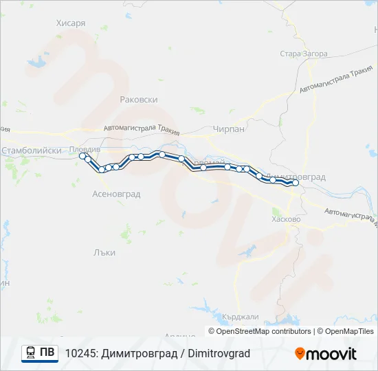 ПВ  Line Map