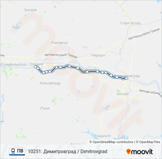 ПВ  Line Map