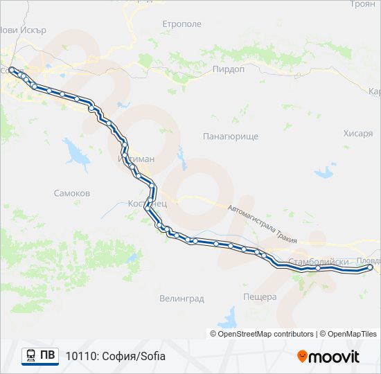 ПВ  Line Map