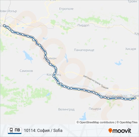 ПВ  Line Map