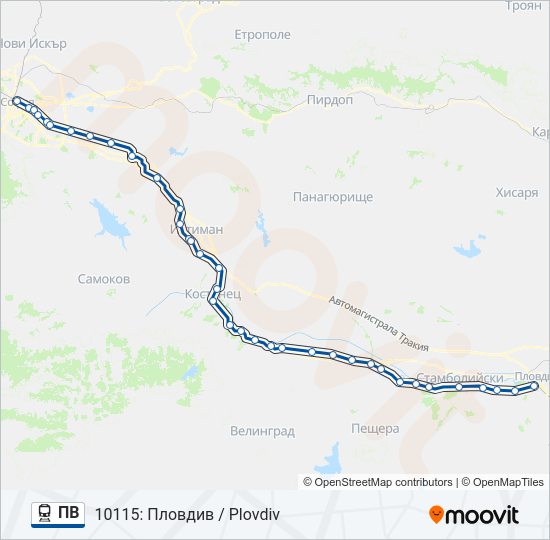 ПВ  Line Map