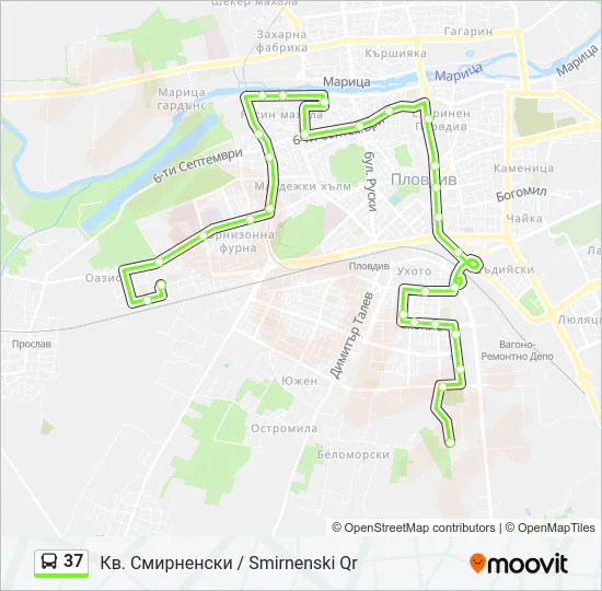 37  Line Map