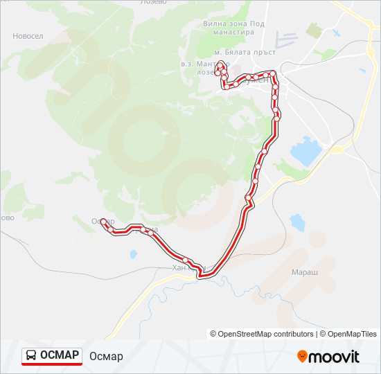 Маршрут Осмар: Расписание, Карты И Остановки - Осмар (Обновлено)