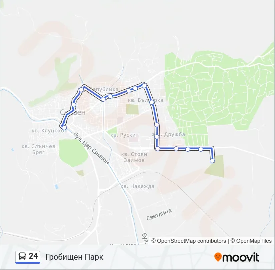 24 Bus Line Map