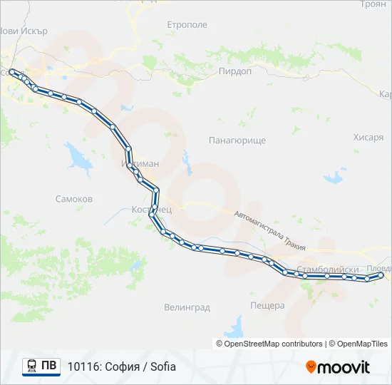 ПВ  Line Map